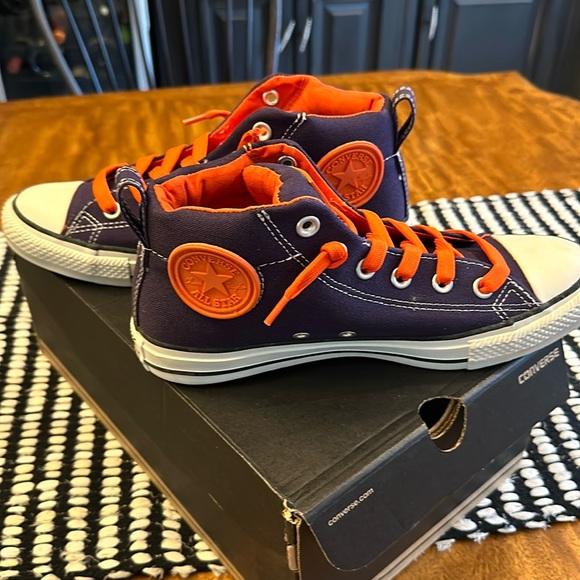 CONVERSE unisex All Star Chuck Taylor Street Mid Shoe in Dozar Blue - Picture 2 of 16